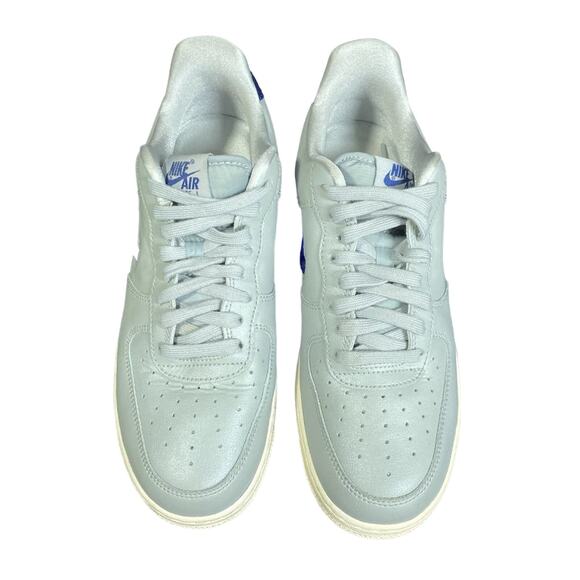 Men's Size 8.5 - NIKE Air Force 1 07 LV8 LEATHER Grey Trainers AJ9507 002 - Picture 12 of 16